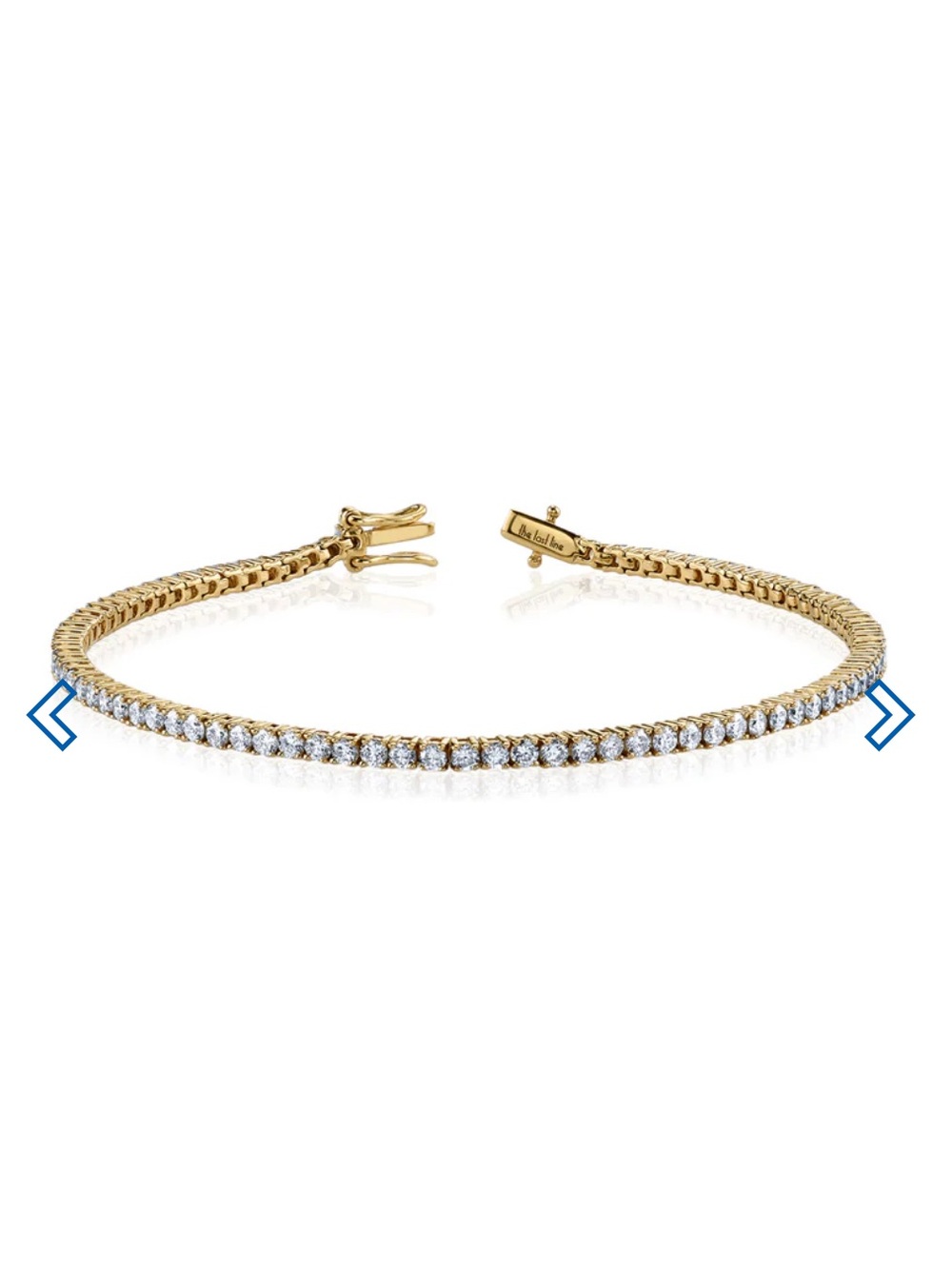 The Last Line Perfect Tennis Bracelet -6.5in YG
